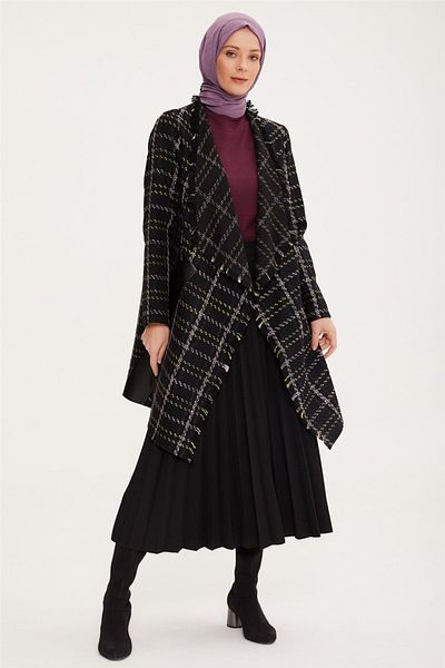 Armine Καρό πλεκτό Wear Out 22k5921 Navy Blue