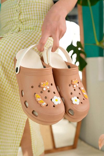 SUNSTEP Smile Brown Hospital Slippers - Παντόφλες εργαστηρίου Sea Pool για νοσοκόμα, γιατρό και μάγειρα