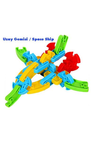 Tıfıl Toys 50 قطعة من الكتل التعليمية المبهجة