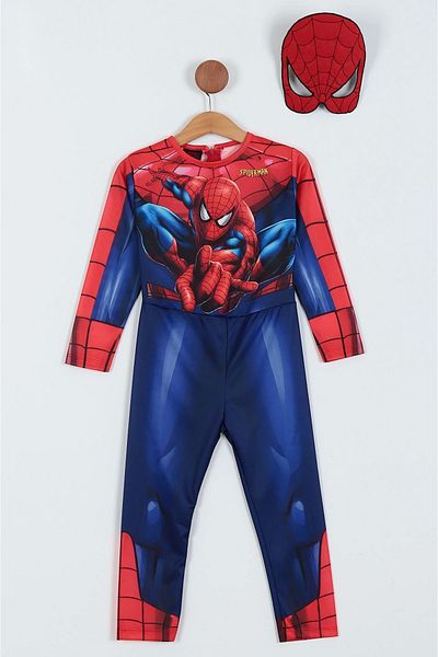 Flow 2-8 Years Old Spiderman Costume - Masked