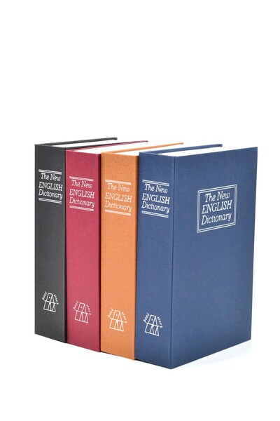 safebook Mega Büyük Boy Gizli, Kilitli Kitap Şeklinde Kasa Kumbara 26,5cmx20cm