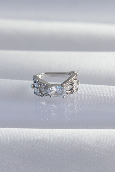 Epilons Brass Silver Color Zircon Stone Plated Earcuff Earring - Tj-Bkp9336 Z...