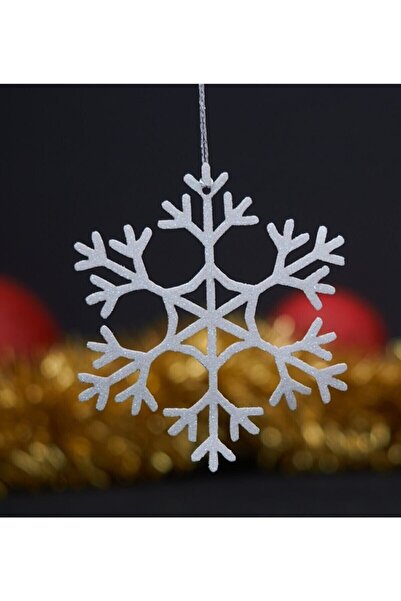 Partifabrik Сніжинка Новорічна ялинкова прикраса, упаковка 12 шт., 9*9 см