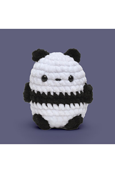 The Gookie Amigurumi Panda Tığ Kiti, Amigurumi Örgü Seti, Tığ Işi Amigurumi Örgü Oyuncak Seti