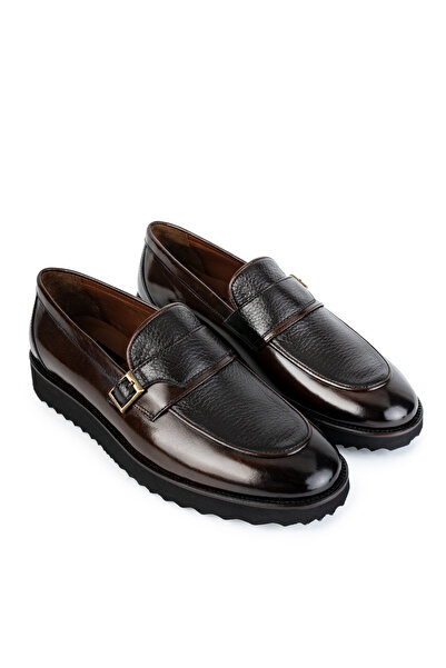 Cengiz Gümüş Tokalı Dolgu Taban Erkek Ayakkabı