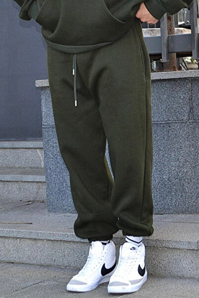 YAKAMEL Ανδρικό χειμερινό αθλητικό παντελόνι Jogger με ελαστικό τελείωμα και ...