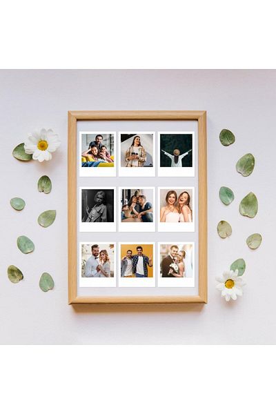 Hediye Kesesi Pola Card Photo Printing - 12 Pieces