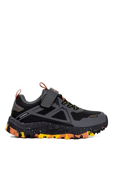 lumberjack 101886990   - Pantofi de exterior pentru baieti Dallas JR 4PR Filet, negru-portocaliu