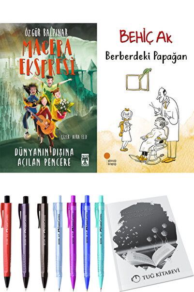 Timaş Yayınları Berberdeki Papağan ve Gelecek Ekspresi Dünyanın Dışına Açılan Pencere + Hediyeli