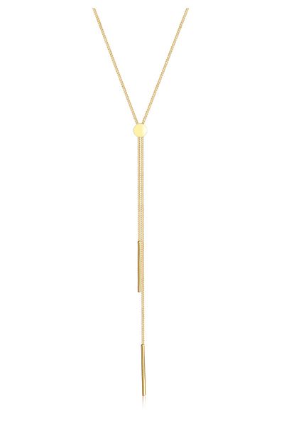 ELLI Halskette Damen Y-Kette Geo Stab Basic Trend Blogger in 925 Sterling Silber