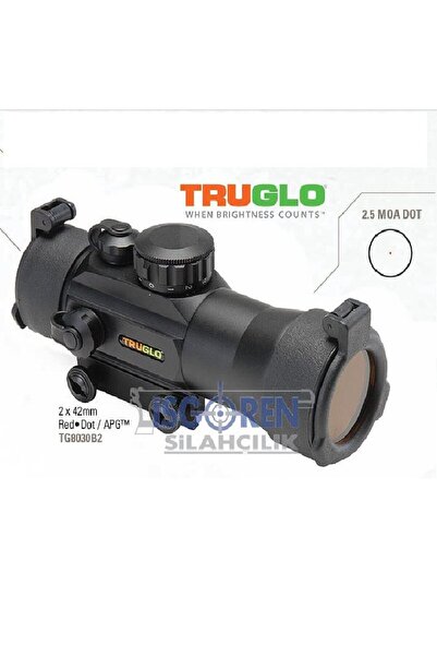 Truglo KIRMIZI REDDOT TRUGLO TG8030B2 2x42mm Siyah 2.5MOA