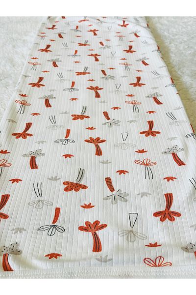 anne dokunuşu gibi KUZUM BEBE Ecru Corded Single Layer Baby Swaddle Blanket