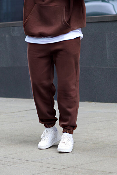 YAKAMEL Ανδρικό χειμερινό αθλητικό παντελόνι Jogger με ελαστικό τελείωμα και ...