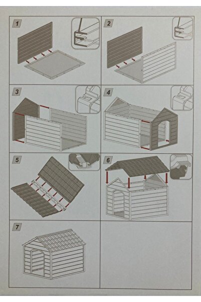 Petozi Plastik Kedi-köpek Kulübesi