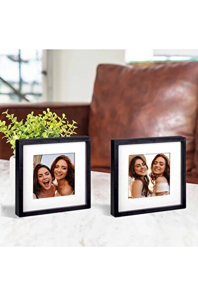 Hediye Vakti Kişiye Özel Yapışkanlı Sök Tak Paspartulu Pola Çerçeve 1 Adet