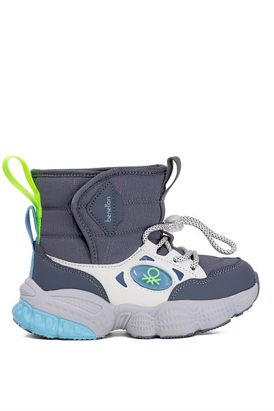 Benetton BNI-11081 Filet Boy Flat Boots Petrol