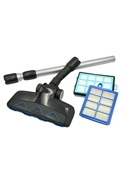 Parmis Cap de aspirație Philips compatibil FC 9721 PowerPro Expert Tri Active Advance, țeavă de oțel și filtru Hepa Se