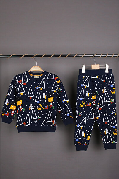 Beniizle Karácsonyi mintás uniszex szezonális pizsama szett