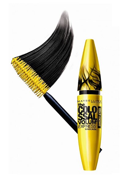 Maybelline New York Maybelline, The Colossal Volume Express, Colagen, Finisaj Mat, Rimel, Negru Fumos pentru Ochi, 10,7