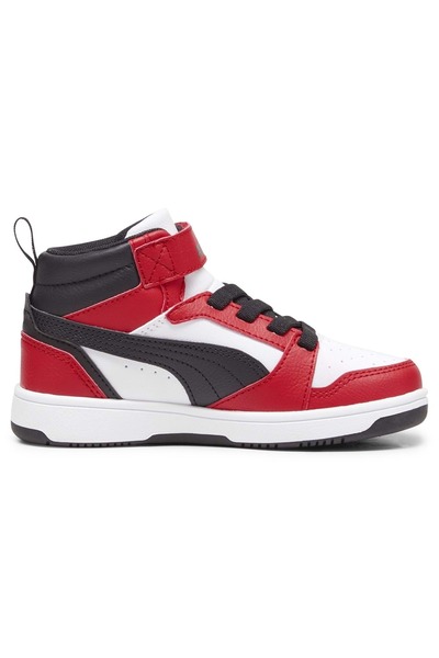 Puma Rebound V6 Mid Ac+ Ps 393832   Orthopedic Children's Sneakers Red