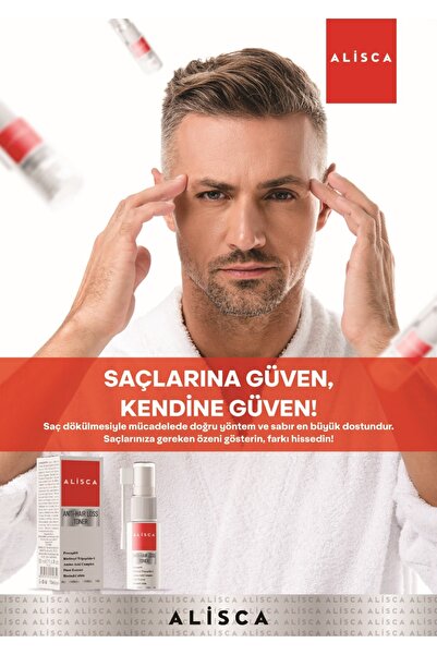Alisca Saç Dökülmesine Karşı Serum Sprey - Anti Hair Loss Lotion Saç Uzatma S...