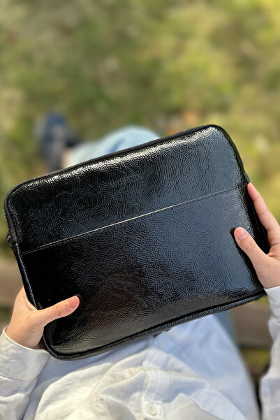 worken حقيبة تابلت سوداء لامعة مقاس 11 بوصة - مرنة، Apple Ipad Pro 11 بوصة، م...