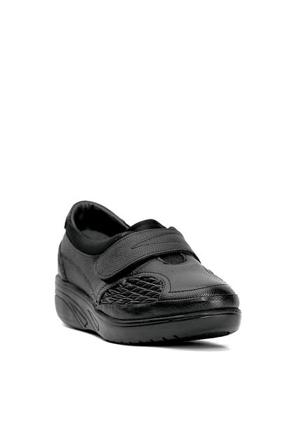 Ayakkabı Fuarı Elit BTNAT4203C - Pantofi casual de damă din piele naturală neagră