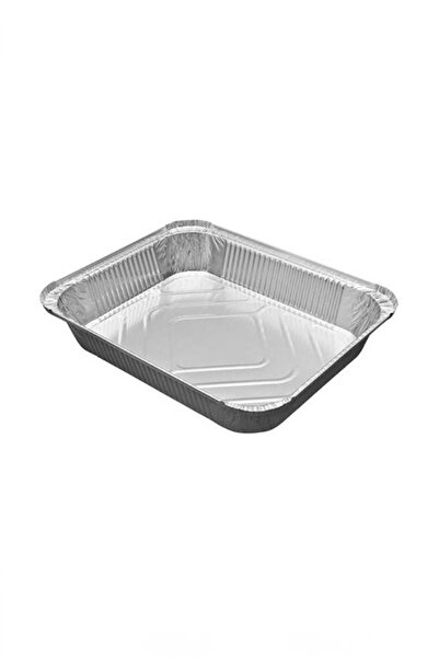 TiriStore Tiri Store  Alüminyum Tepsi 1500 gr 100 Adet Gri