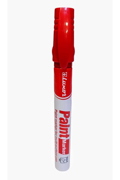 izmir yazici servis Acrylic Marker Red - Waterproof Colorfast for Metal Glass Wood Tire Ceramic All Surfaces