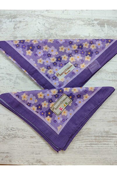 başörtü dükkanı KIR ÇİÇEKLERİ DESEN ANNE KIZ TAKIMI