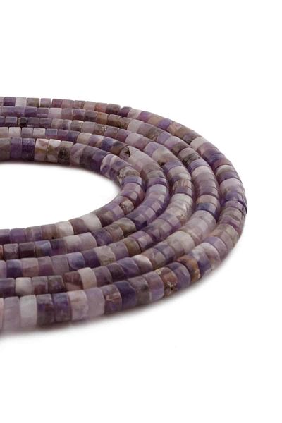 Uçar Doğaltaş Amethyst Natural Stone Bright Gold Cut 6X3Mm Array