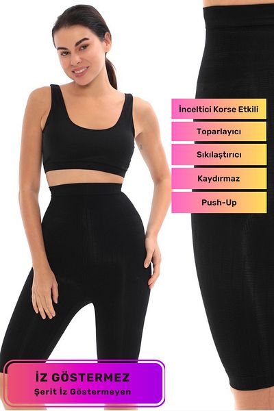 Lidyacottone Postpartum Lifting Firming Long Corset with Non-Slip Silicone