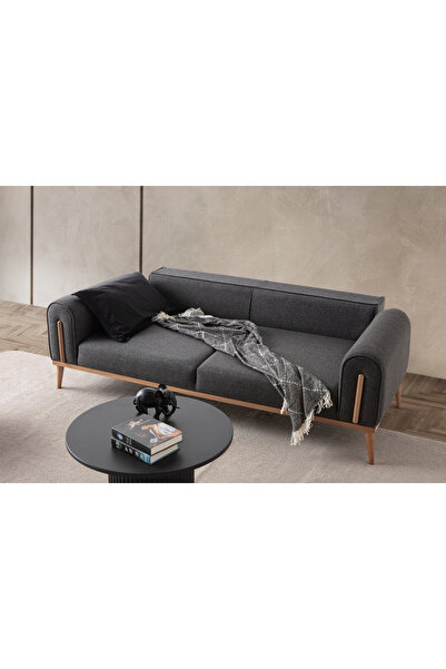EDSY HOME Riva 3+1 Koltuk Takımı Antrasit