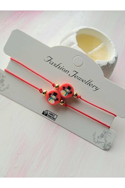 Nas Aksesuar New Year's Birthday Children's Bracelet - Gift, 2 Pieces