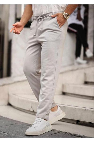 MERTEX Ανδρικό NURVEX - Παντελόνι Jogger Lycra Relaxed Fit με ζώνη από κορδόνι