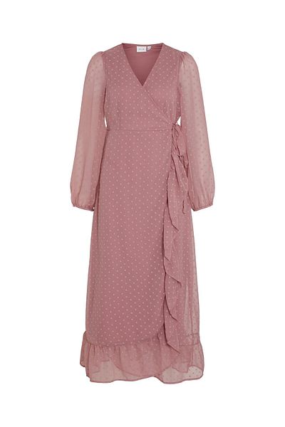 VILA Langärmeliges Maxikleid