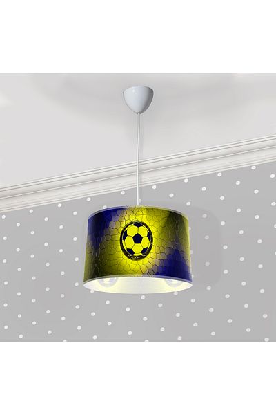 Bebişim Halı Yellow Fan Dark Blue Children's Room - Pendant Chandelier