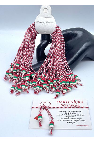 Concept HuBuTU 30 Gift Traditional Martenicha March Luck Wish Rope