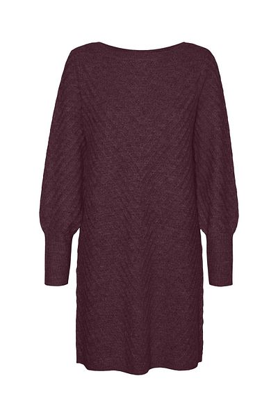 Vero Moda Strickkleid VMANJASTINNA LS BOATNECK DRESS GA EXC