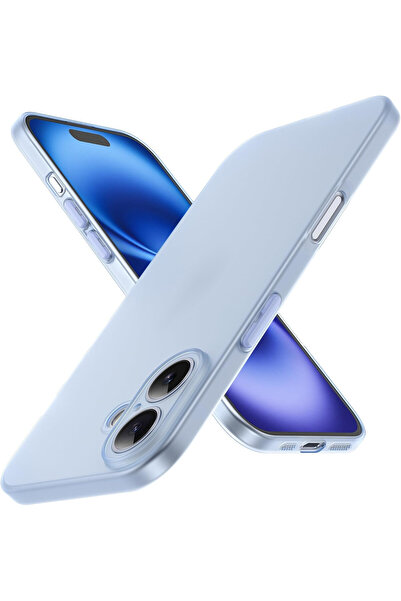 HyperAge غطاء آيفون 16 رقيق للغاية بسطح غير لامع مضاد للانزلاق مع حماية للكام...