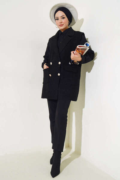 Kirazgym Γιλέκο Boucle με κουμπιά