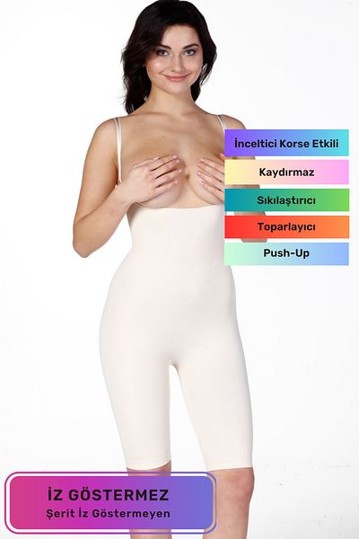 Lidyacottone Body Shaping Firming Non-Marking Non-Slip Recovery Support Underbust Full Corset