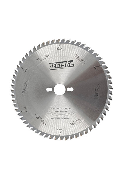 Resiste 260x2,8/2,0x30 Z60 Ağaç Testeresi