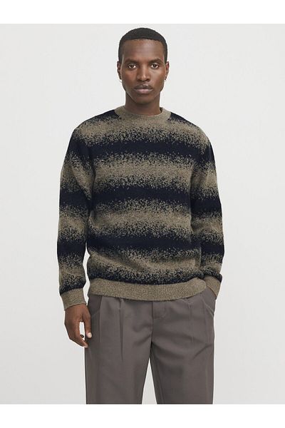 Jack & Jones Premium Strickpullover Gestreift Strickpullover