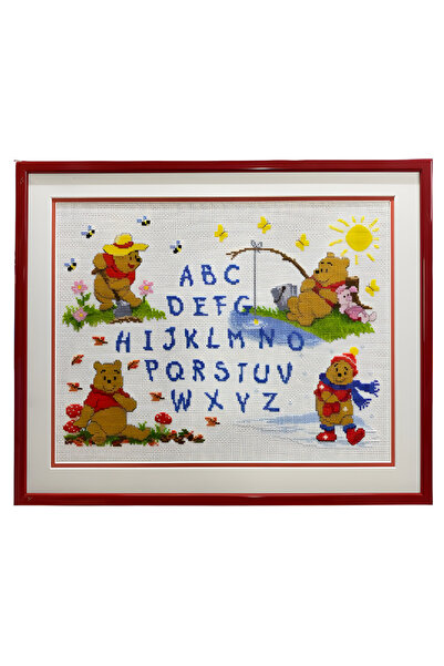 Vervaco Çerçeveli İşlenmiş Etamin Kanaviçe Tablosu Red17