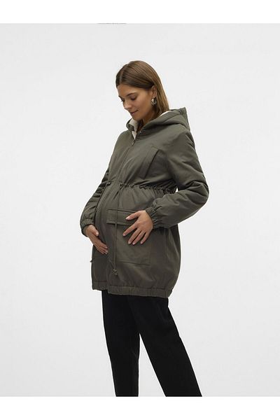 Mama Licious Jacke Kapuze Elastische Bündchen Jacke