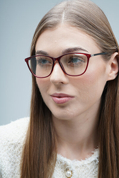 LOOKUP NEW Peter Red Black Burgundy Cat Eye Transparent Tr90 Women Men Unisex Blue Screen Goggle Eyewear