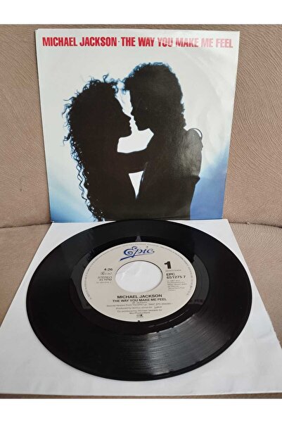 Plakperest Michael Jackson The Way You Make Me Feel - 1987 Hollanda Basım 45 ...