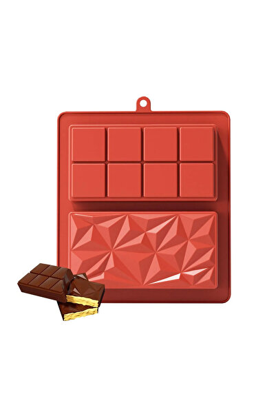 Eminonutoptanci قالب سيليكون على شكل نجمة شوكولاتة دبي ونمط مربع، قالب شوكولا...