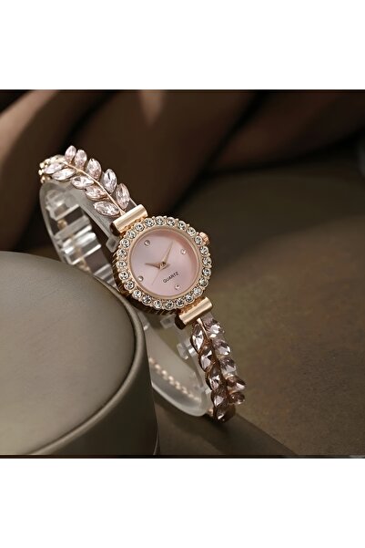 Sheinside Kuvars Taşlı Şık Bileklik Saat